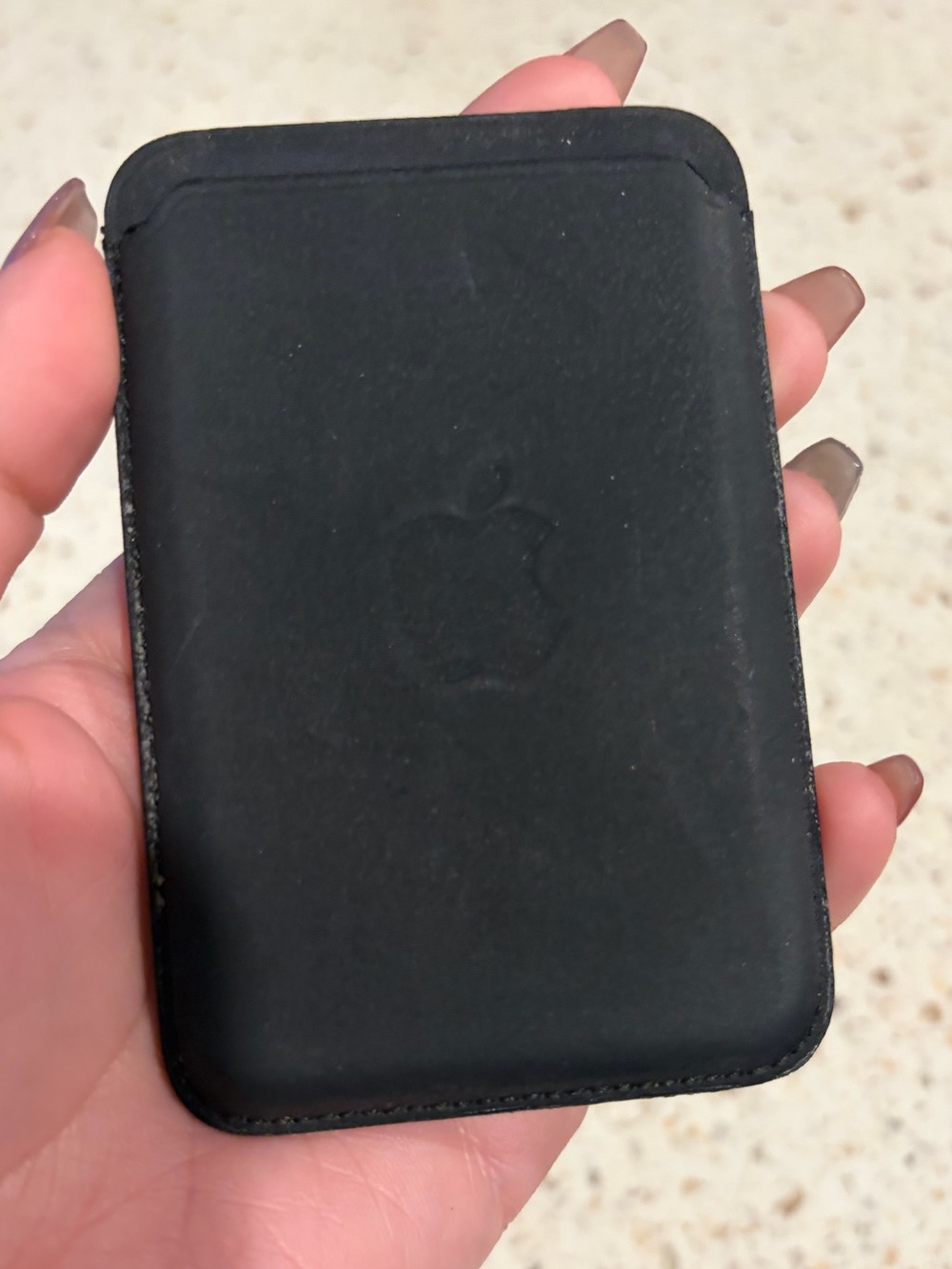 Apple Black Woven MagSafe Card Holder